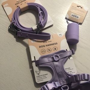 Wild one pet dog harness, color lilac
